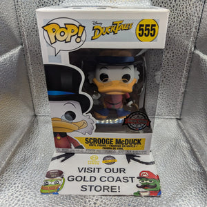 Funko Pop Vinyl - Disney Duck Tales, Scrooge McDuck #555 FRENLY BRICKS - Open 7 Days