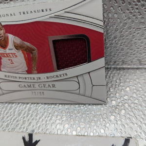 2021-22 Panini National Treasures KEVIN PORTER JR. Game Gear /99 patch FRENLY BRICKS - Open 7 Days