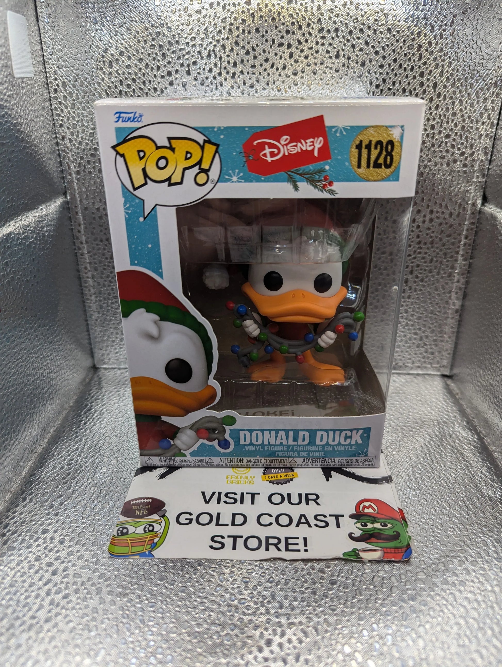 Funko POP! Disney #1128 Donald Duck Vinyl Figure Holiday Donald Duck NIB FRENLY BRICKS - Open 7 Days