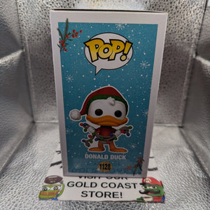 Funko POP! Disney #1128 Donald Duck Vinyl Figure Holiday Donald Duck NIB FRENLY BRICKS - Open 7 Days