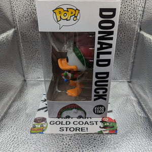 Funko POP! Disney #1128 Donald Duck Vinyl Figure Holiday Donald Duck NIB FRENLY BRICKS - Open 7 Days