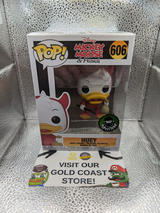 Mickey Mouse & Friends Huey Funko Shop Exclusive Pop! Vinyl Figure #606 FRENLY BRICKS - Open 7 Days