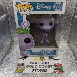 Princess Atta - 228 - Pop Vinyl - A Bug's Life - Disney - VAULTED FRENLY BRICKS - Open 7 Days