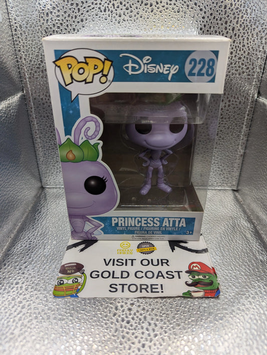 Princess Atta - 228 - Pop Vinyl - A Bug's Life - Disney - VAULTED FRENLY BRICKS - Open 7 Days