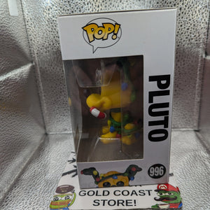 Pluto (Christmas Holidays) - Pop Vinyl - 996 - Disney - Amazon Exclusive VAULTED FRENLY BRICKS - Open 7 Days