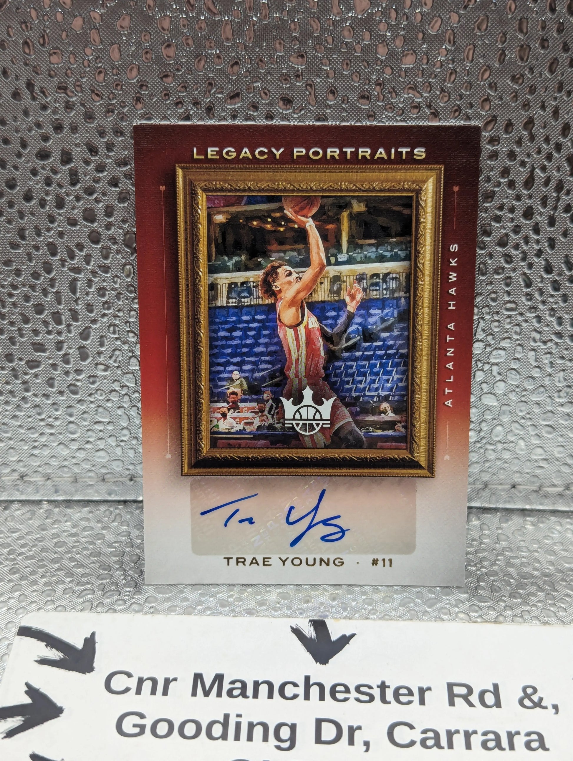 2020-21 Panini Court Kings TRAE YOUNG Auto Legacy Portraits /49 Signature FRENLY BRICKS - Open 7 Days