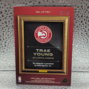 2020-21 Panini Court Kings TRAE YOUNG Auto Legacy Portraits /49 Signature FRENLY BRICKS - Open 7 Days