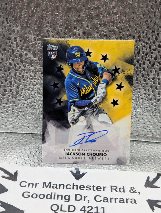 2024 Topps Update JACKSON CHOURIO RC Auto Black /199 Baseball Stars #BSA-JC FRENLY BRICKS - Open 7 Days