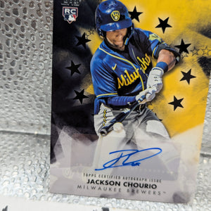 2024 Topps Update JACKSON CHOURIO RC Auto Black /199 Baseball Stars #BSA-JC FRENLY BRICKS - Open 7 Days