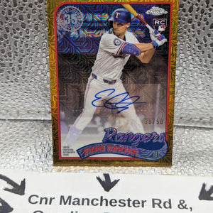 2024 Topps Chrome /50 Evan Carter Rookie 35th Auto Gold FRENLY BRICKS - Open 7 Days