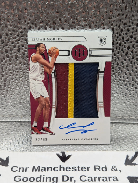 2023 Panini National Treasures Isaiah Mobley Rookie Patch Auto /99 FRENLY BRICKS - Open 7 Days