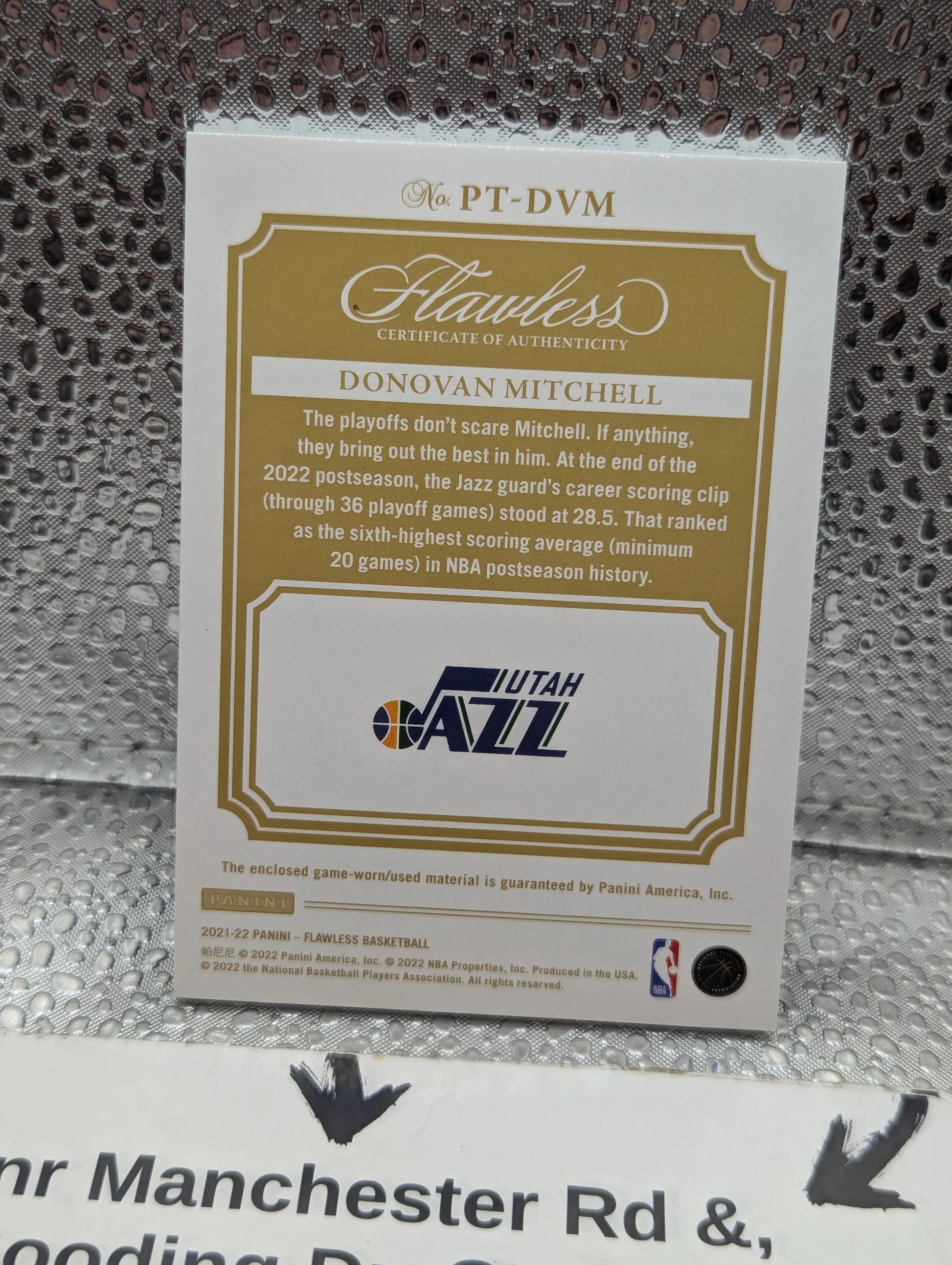 2021-22 Panini Flawless Donovan Mitchell Patch 5/5 FRENLY BRICKS - Open 7 Days