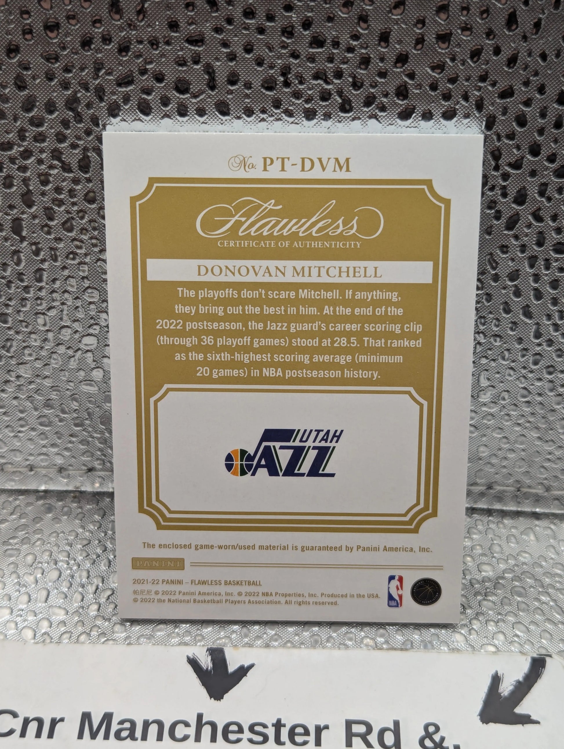 2021-22 Panini Flawless Donovan Mitchell Patch 5/5 FRENLY BRICKS - Open 7 Days