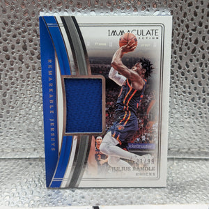 Julius Randle 2022-23 Panini Immaculate /99 Patch Materials FRENLY BRICKS - Open 7 Days