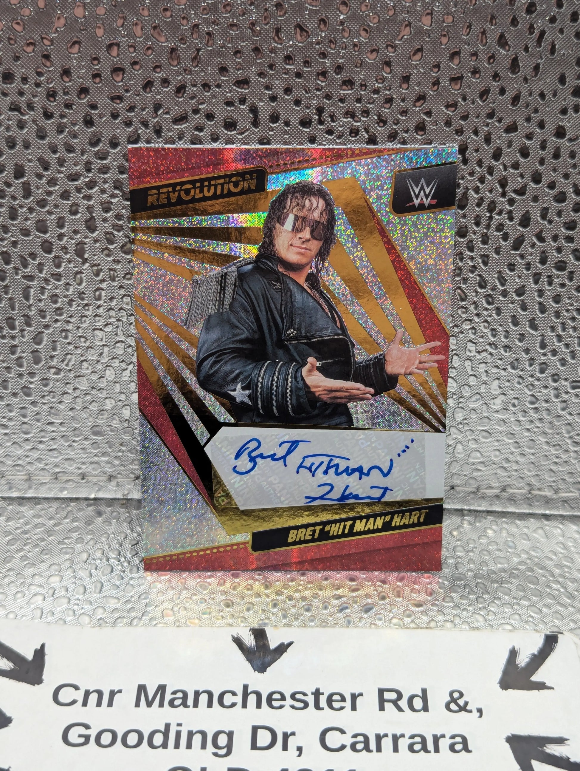 BRET HITMAN HART 2022 PANINI WWE REVOLUTION AUTOGRAPH CARD FRENLY BRICKS - Open 7 Days