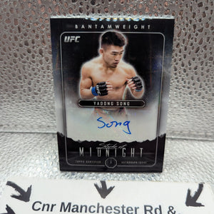 Yadong Song 2024 Topps Midnight UFC - Stroke of Midnight Autographs #SMA-YDS FRENLY BRICKS - Open 7 Days