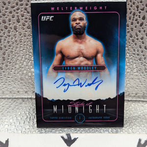 2024 Topps UFC Midnight Tyron Woodley Auto Stroke of Midnight FRENLY BRICKS - Open 7 Days