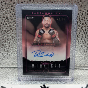 PEDRO MUNHOZ 2024 TOPPS MIDNIGHT UFC STROKE OF MIDNIGHT AUTO #SMA-PMZ /75 FRENLY BRICKS - Open 7 Days