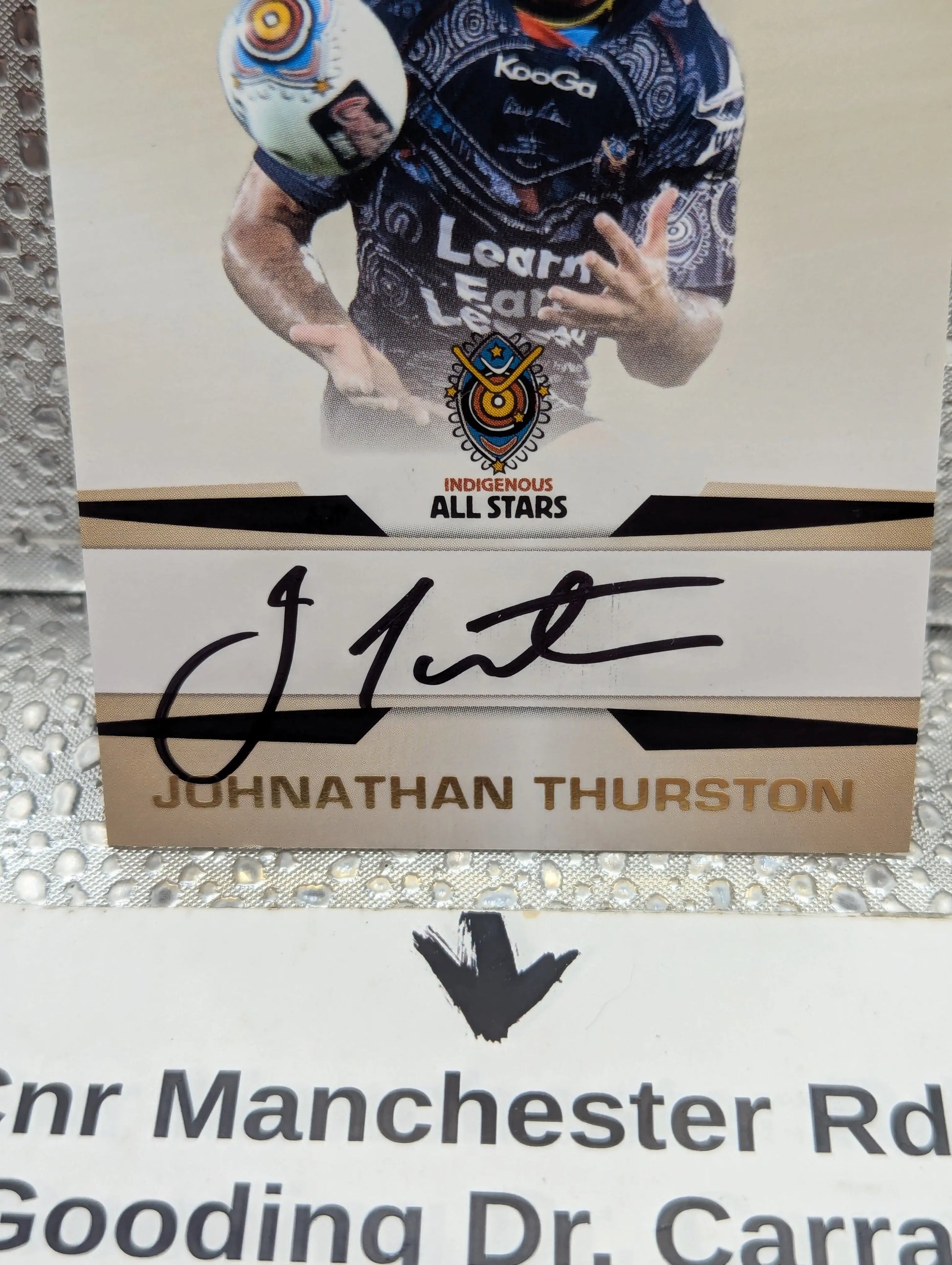 2012 NRL Limited Edition Signature Series Johnathan Thurston Indigenous All Stars FRENLY BRICKS - Open 7 Days