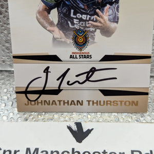 2012 NRL Limited Edition Signature Series Johnathan Thurston Indigenous All Stars FRENLY BRICKS - Open 7 Days