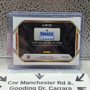 2023 Select WWE Ringside Action Signatures Silver Prizm Charlotte Flair FRENLY BRICKS - Open 7 Days