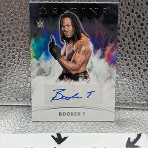 2023 WWE Chronicles Origins Auto Booker T FRENLY BRICKS - Open 7 Days