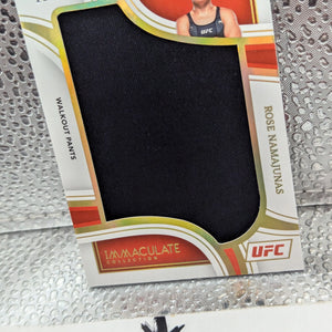 2023 Immaculate UFC Rose Namajunas Jumbo Memorabilia /10 FRENLY BRICKS - Open 7 Days