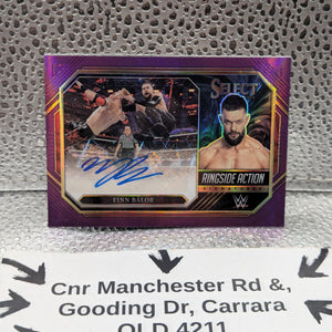 2023 WWE Select FINN BALOR Purple Ringside Signatures Auto /35 FRENLY BRICKS - Open 7 Days