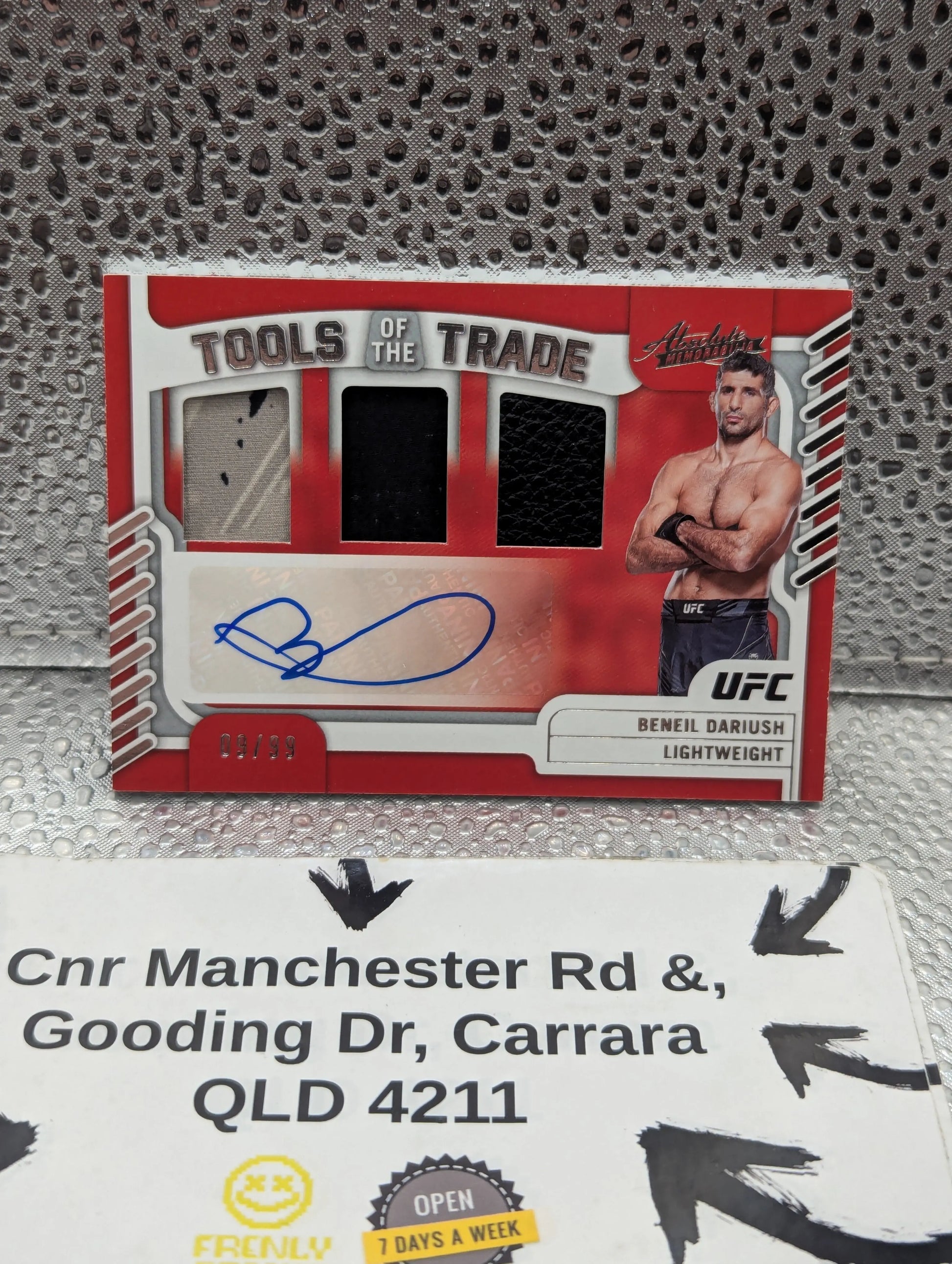 2023 Chronicles Ufc Beneil Dariush Tools Of  Trade Auto Triple Relic/99 TT-BDR FRENLY BRICKS - Open 7 Days