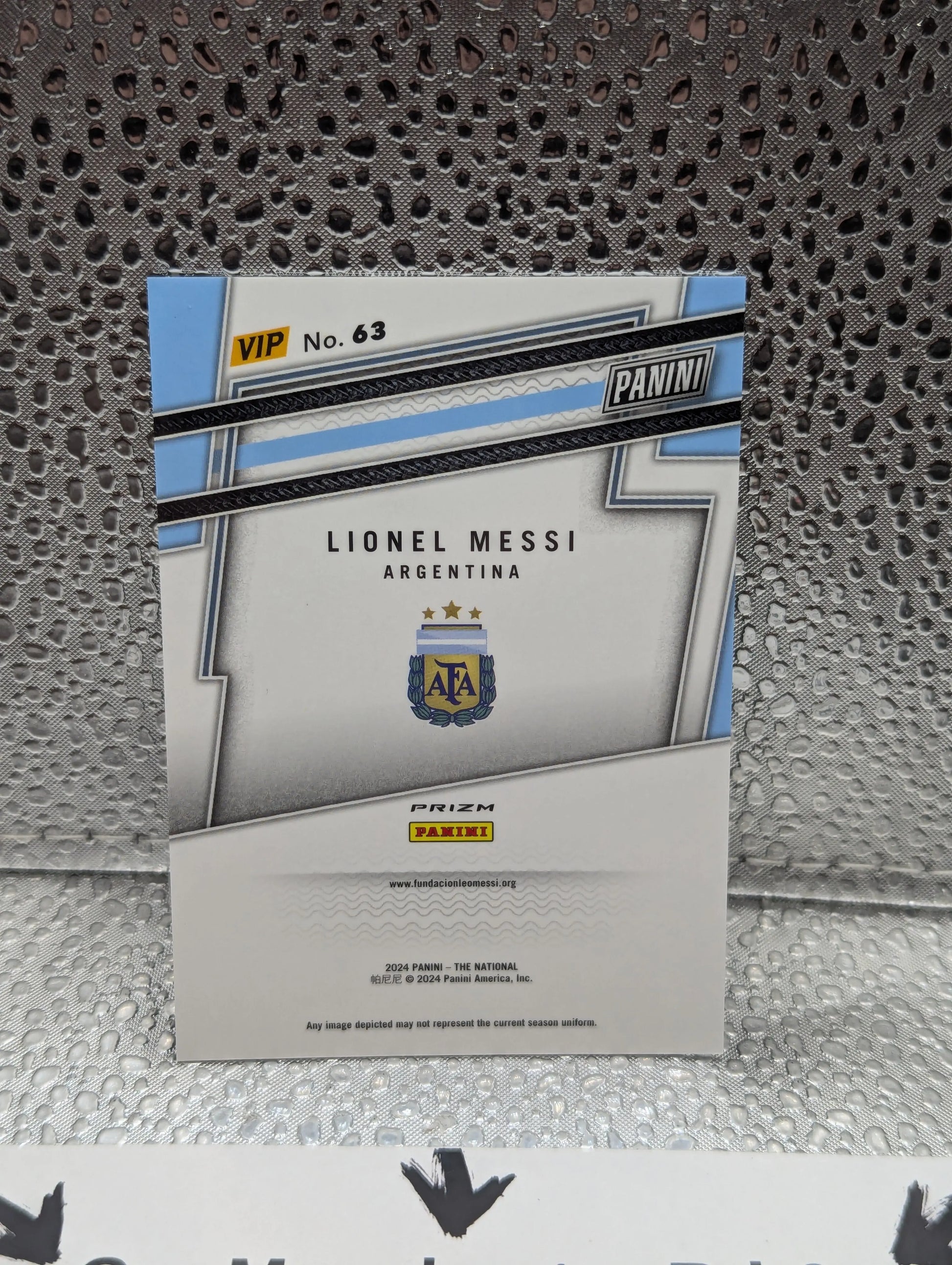 2024 The National Messi Zebra Vip Soccer Card Argentina Scope FRENLY BRICKS - Open 7 Days