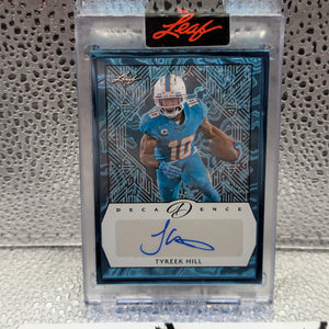 LEAF 2024 Decadence Tyreek Hill /10 Auto BLUE FRENLY BRICKS - Open 7 Days