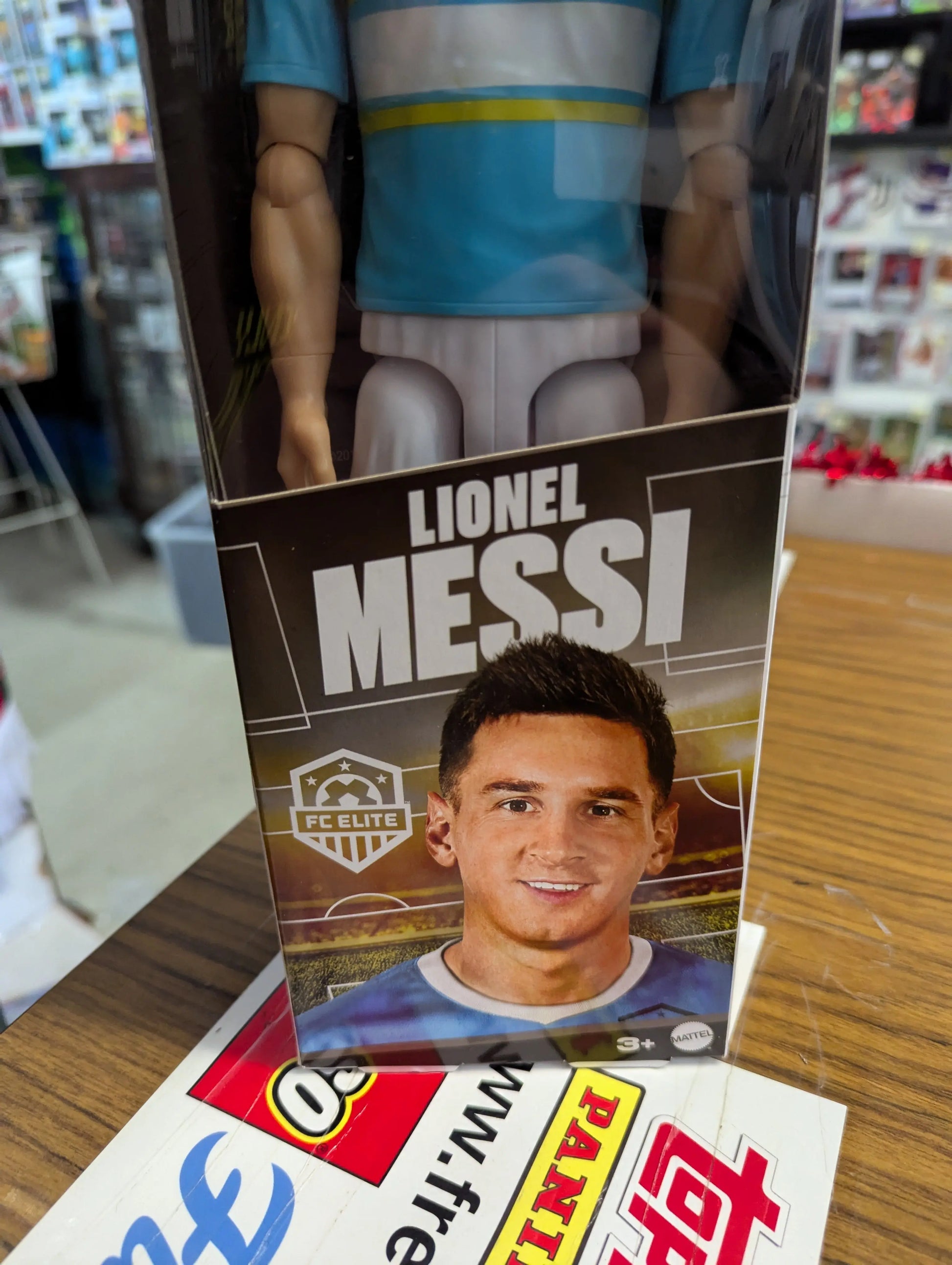 LIONEL  MESSI   FOOTBALL / SOCCER  ACTION  FIGURE  MATTEL / PANINI 2016 FRENLY BRICKS - Open 7 Days