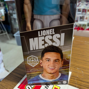 LIONEL  MESSI   FOOTBALL / SOCCER  ACTION  FIGURE  MATTEL / PANINI 2016 FRENLY BRICKS - Open 7 Days