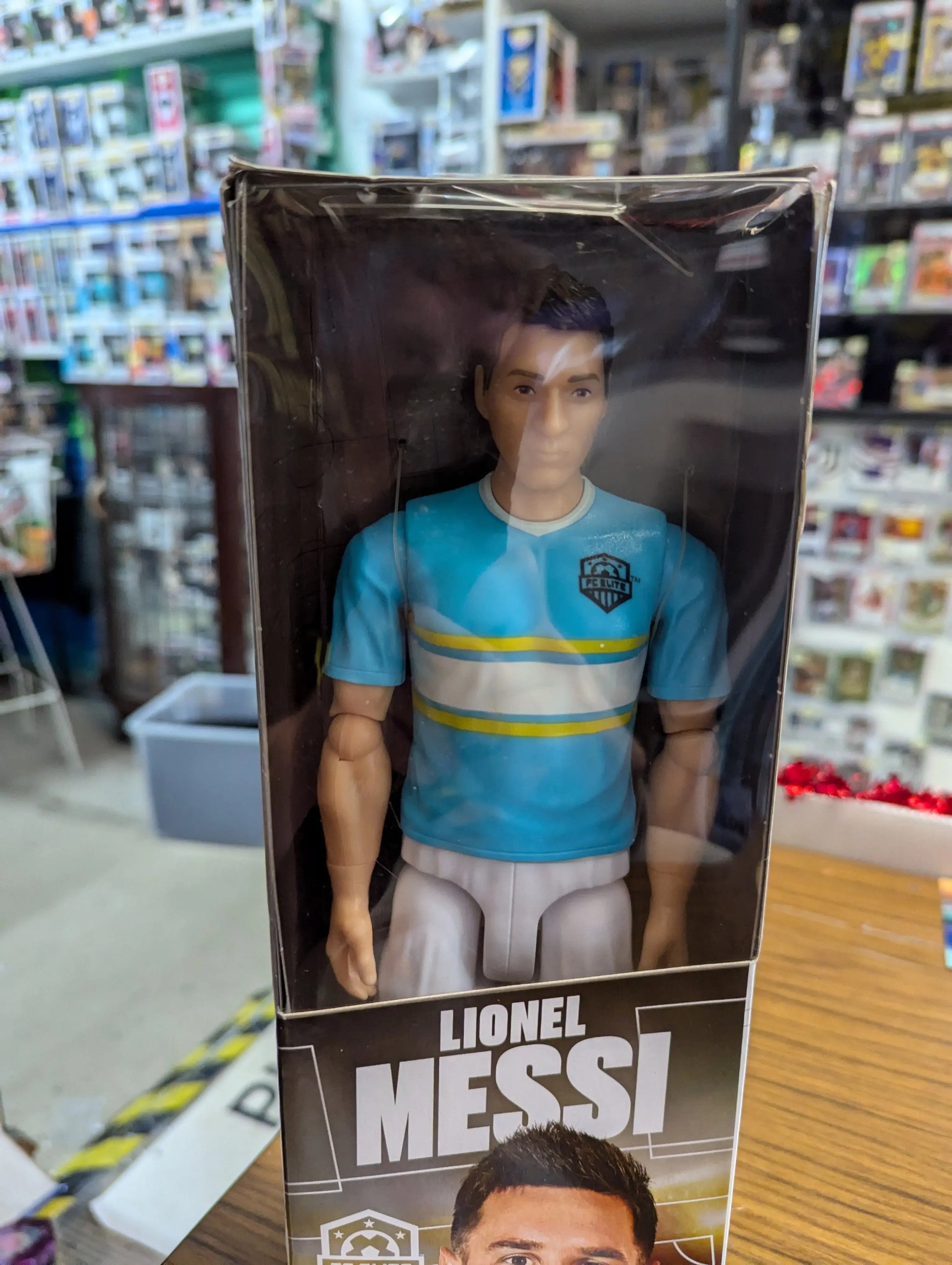 LIONEL  MESSI   FOOTBALL / SOCCER  ACTION  FIGURE  MATTEL / PANINI 2016 FRENLY BRICKS - Open 7 Days