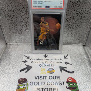 1997 Metal Universe KOBE BRYANT #81 PSA 7 NM HOF Los Angeles Lakers 2nd Year FRENLY BRICKS - Open 7 Days