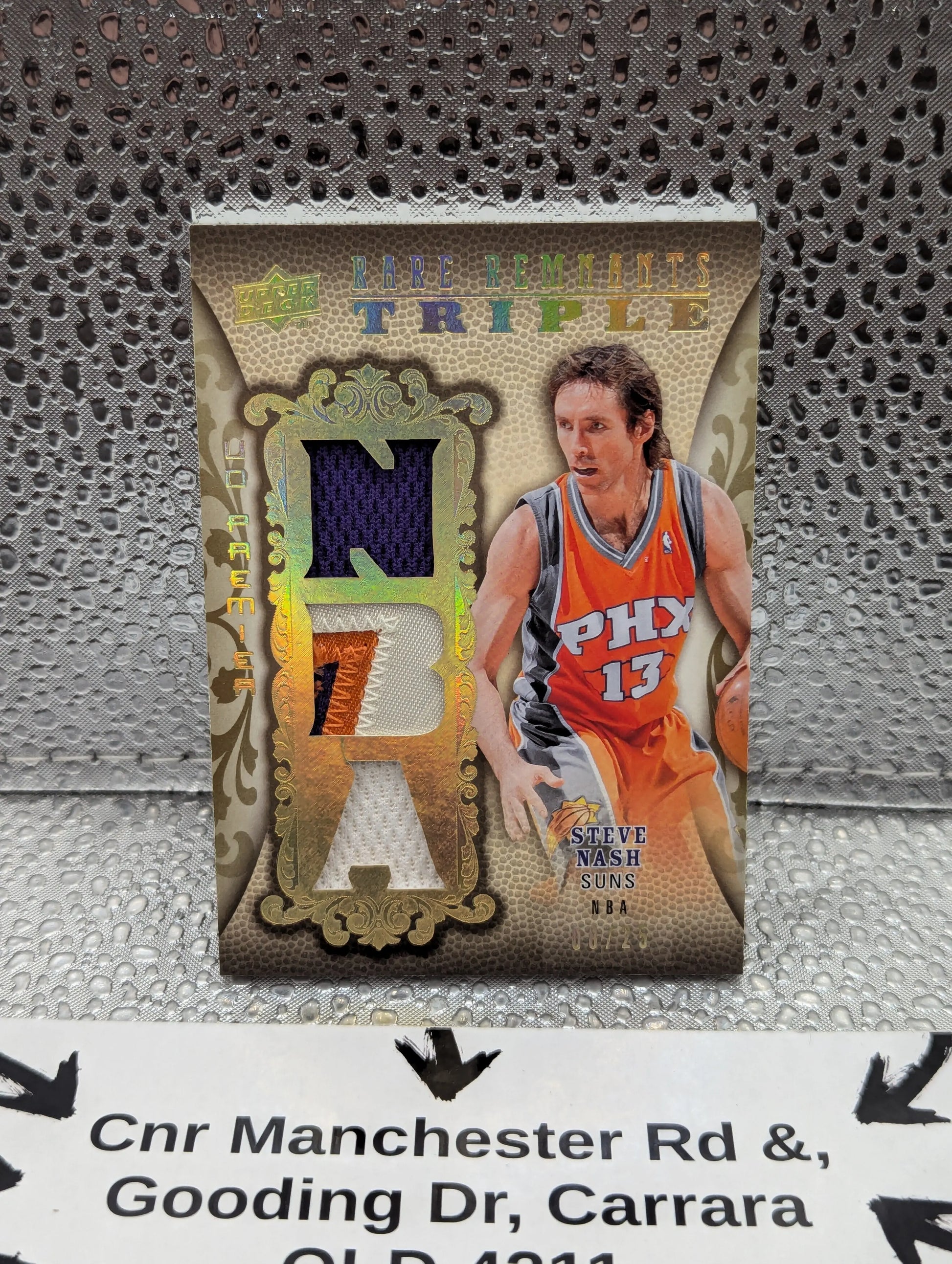 STEVE NASH 2008-09 UD Premier Rare Remnants Triple Patch RR3-SN /25 FRENLY BRICKS - Open 7 Days