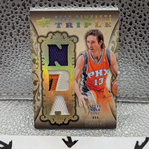 STEVE NASH 2008-09 UD Premier Rare Remnants Triple Patch RR3-SN /25 FRENLY BRICKS - Open 7 Days