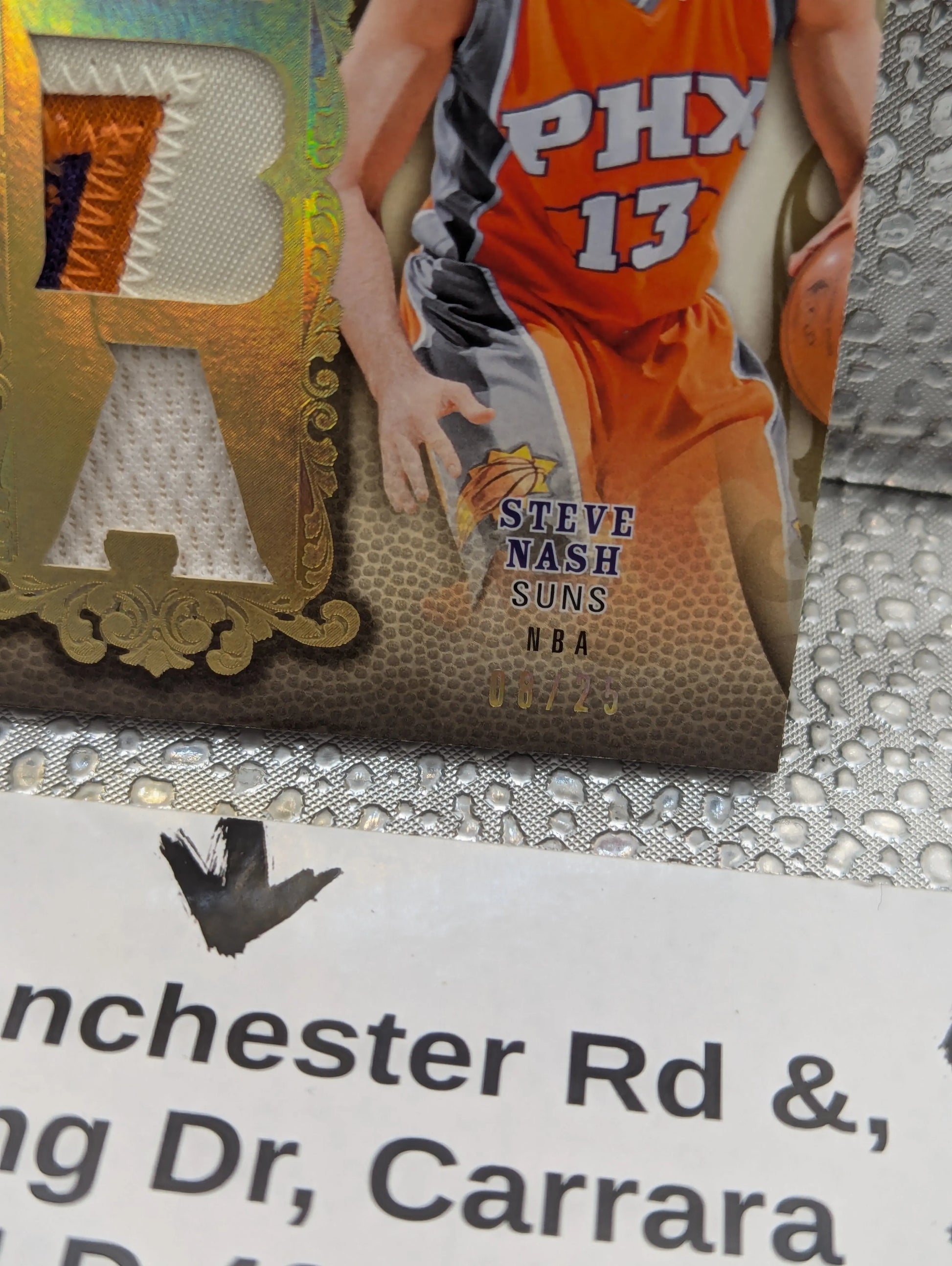 STEVE NASH 2008-09 UD Premier Rare Remnants Triple Patch RR3-SN /25 FRENLY BRICKS - Open 7 Days