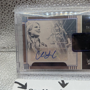 Candice LeRae 2024 Panini Three Count WWE Relic Auto Enclosed Auto /49 FRENLY BRICKS - Open 7 Days