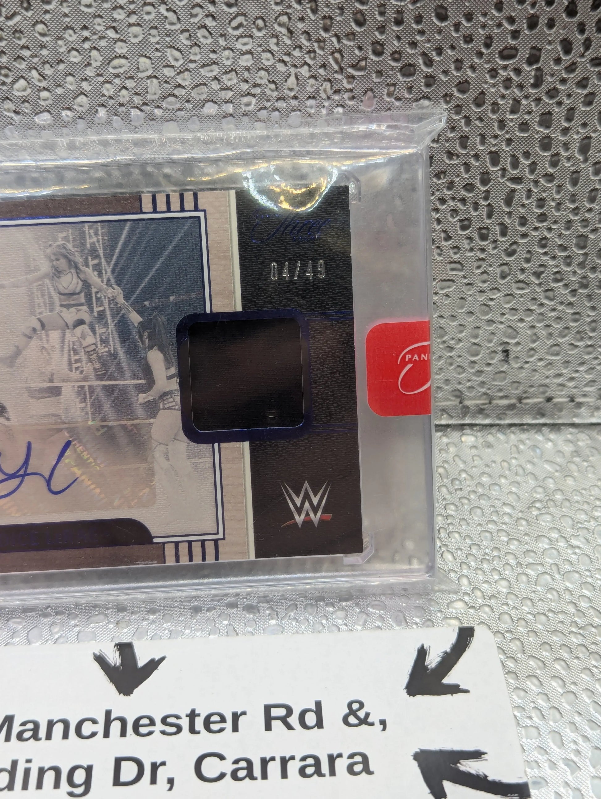 Candice LeRae 2024 Panini Three Count WWE Relic Auto Enclosed Auto /49 FRENLY BRICKS - Open 7 Days