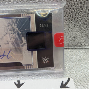 Candice LeRae 2024 Panini Three Count WWE Relic Auto Enclosed Auto /49 FRENLY BRICKS - Open 7 Days