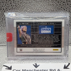 Candice LeRae 2024 Panini Three Count WWE Relic Auto Enclosed Auto /49 FRENLY BRICKS - Open 7 Days