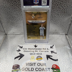 Topps Match Attax 24/25 Gold Edge Edition Ronaldo PSA 9 Mint FRENLY BRICKS - Open 7 Days