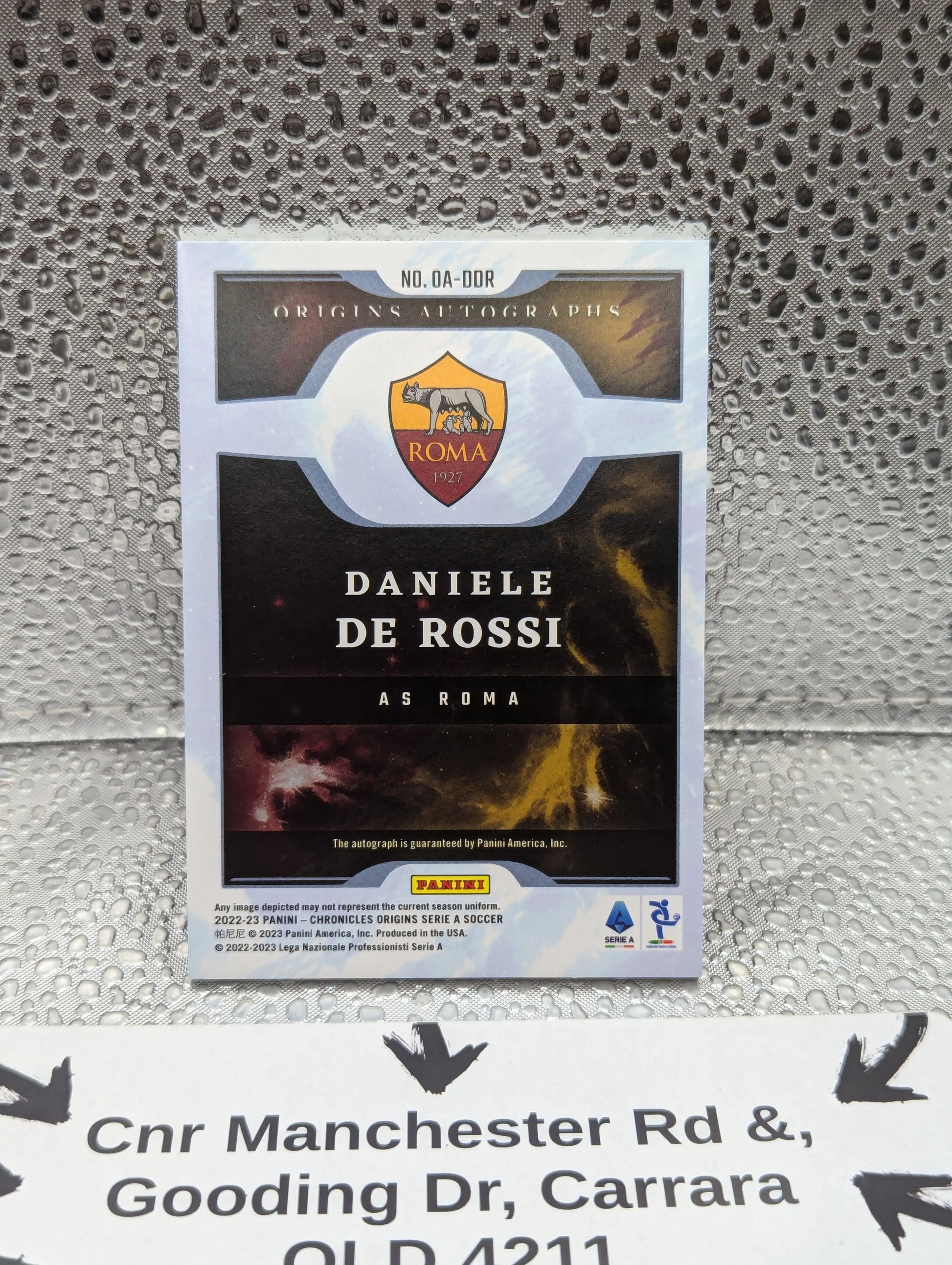 Daniele De Rossi 2022-23 Panini Chronicles Serie A Origins Auto /99 Roma FRENLY BRICKS - Open 7 Days