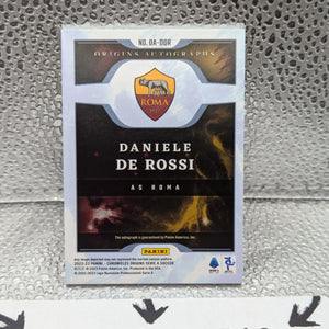 Daniele De Rossi 2022-23 Panini Chronicles Serie A Origins Auto /99 Roma FRENLY BRICKS - Open 7 Days