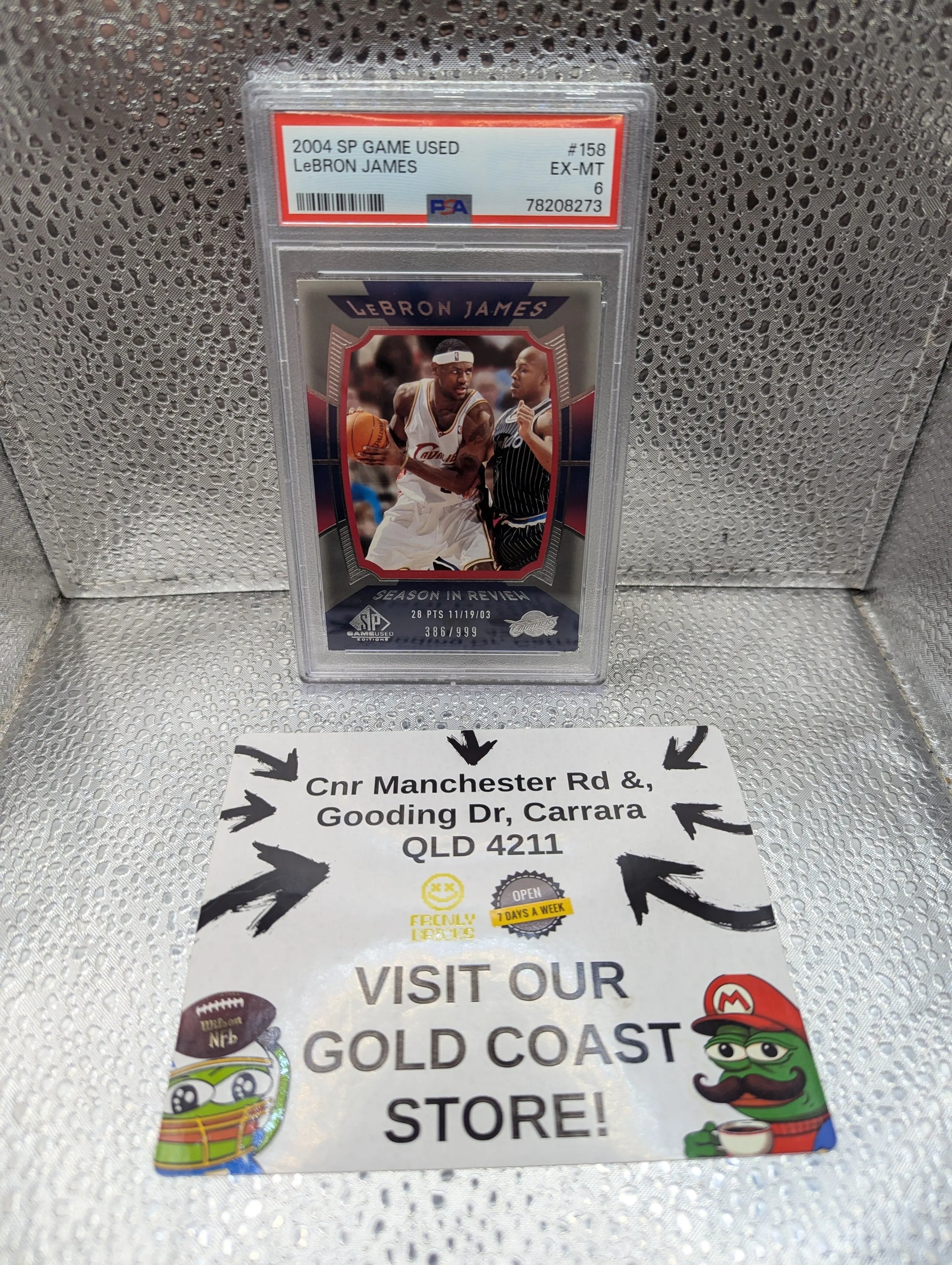 2004 Upper Deck SP Game Used Edition Rookie Season in Review Lebron James /999 FRENLY BRICKS - Open 7 Days