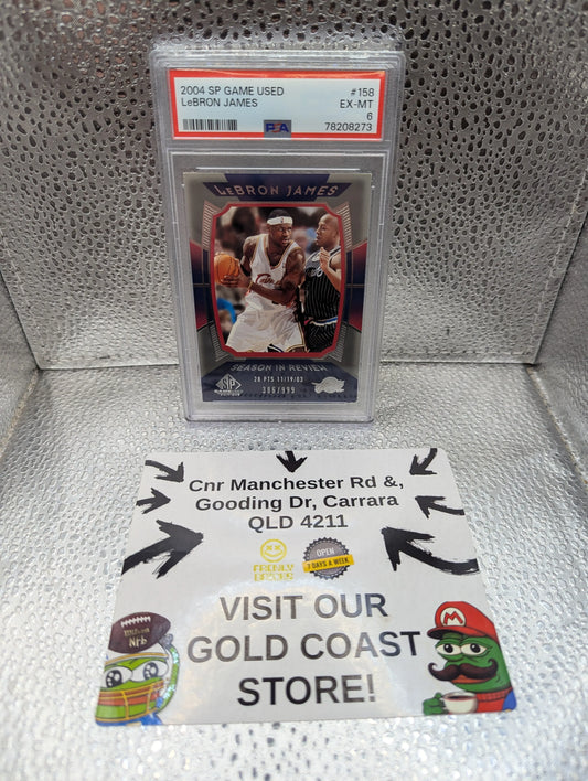 2004 Upper Deck SP Game Used Edition Rookie Season in Review Lebron James /999 FRENLY BRICKS - Open 7 Days