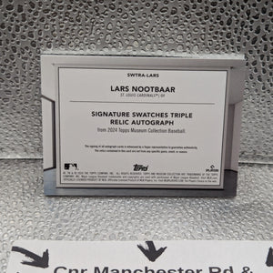 2024 Topps Museum Collection Lars Nootbaar Triple Relic Auto Autograph Card FRENLY BRICKS - Open 7 Days