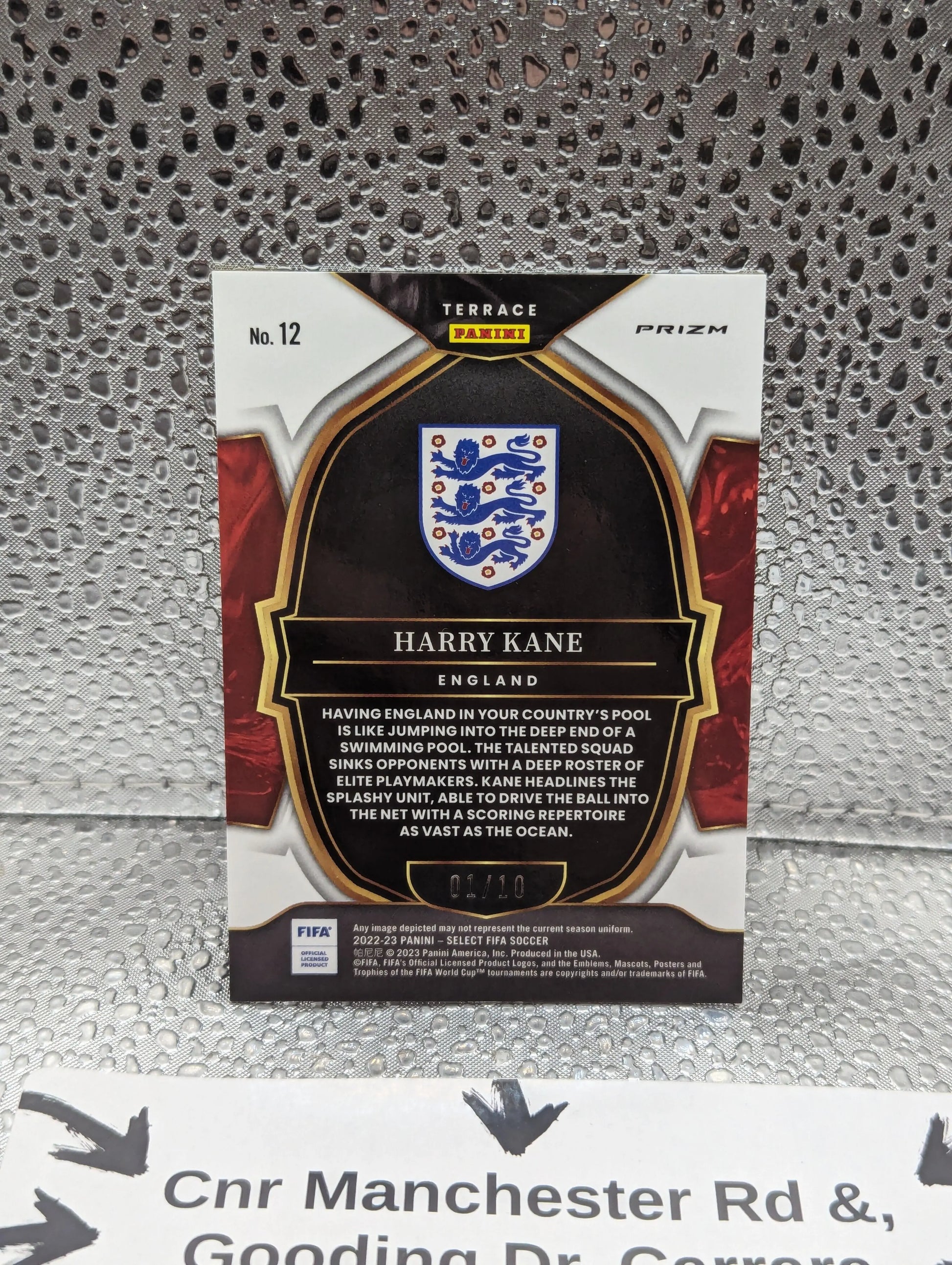 2022-23 Panini Select FIFA Harry Kane England /10 Gold Soccer Card FRENLY BRICKS - Open 7 Days