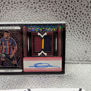 2022-23 Panini Obsidian Ansu Fati Auto Patch Barcelona /44 Soccer Card FRENLY BRICKS - Open 7 Days